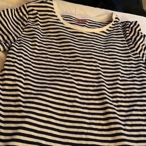 Epic Threads Black and White Striped Top